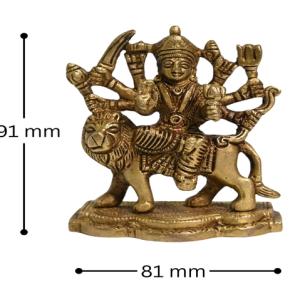 Brass Medium Ambey Maa Idol (Traditional Crafted Murti)