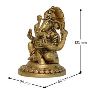 VIGHNA HARTA GOD GANESHJI(GANPATIJI) BRASS IDOL