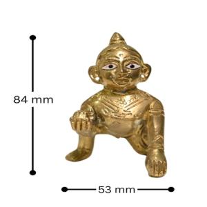 DIVINE Brass Laddu Gopal 3 No