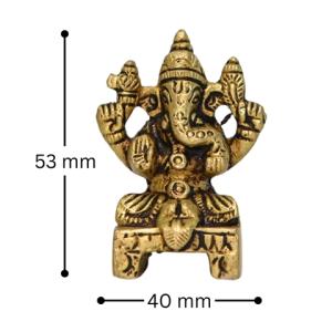 BRASS IDOL OF LORD GANESHA